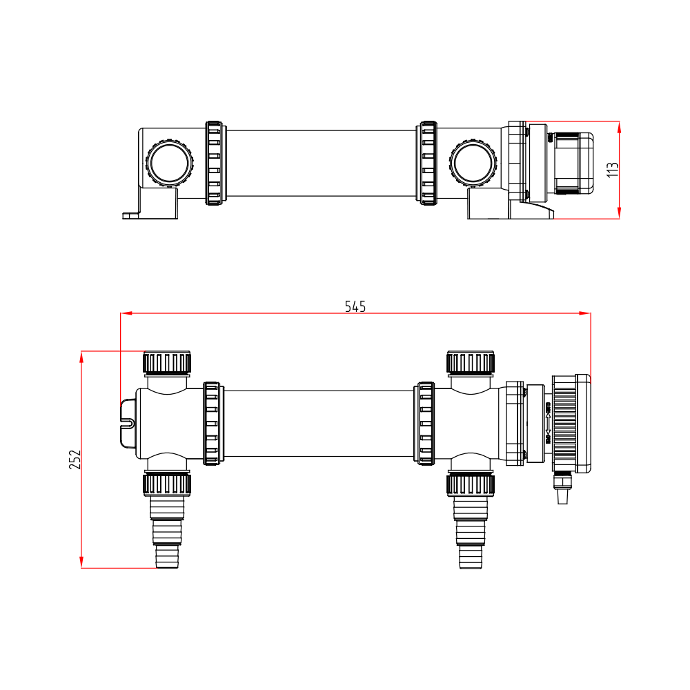 BluClear 36W UVc Klärer Teich