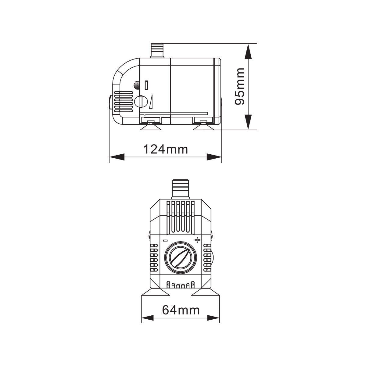 BluFlow Control 900 – Regelbare Teichpumpe – 20 Watt