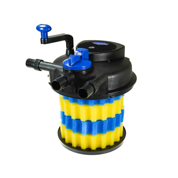 Klarer Teich dank 3-facher Filterung